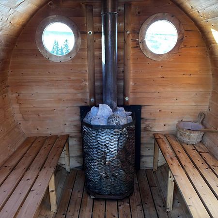 Witowianskie Domki Z Kominkiem, Jacuzzi I Sauna Dzianisz Kültér fotó