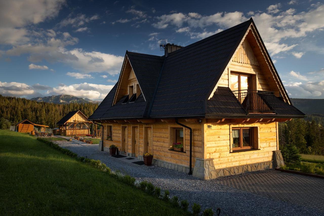 Witowianskie Domki Z Kominkiem, Jacuzzi I Sauna Dzianisz Kültér fotó