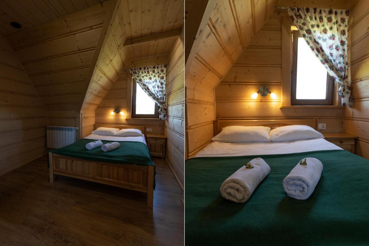Witowianskie Domki Z Kominkiem, Jacuzzi I Sauna Dzianisz Kültér fotó