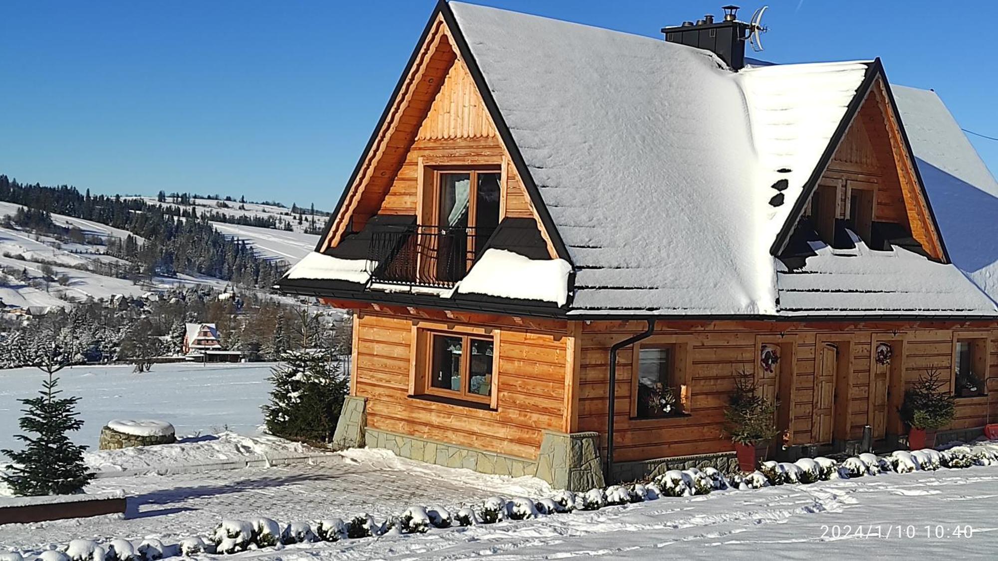 Witowianskie Domki Z Kominkiem, Jacuzzi I Sauna Dzianisz Kültér fotó