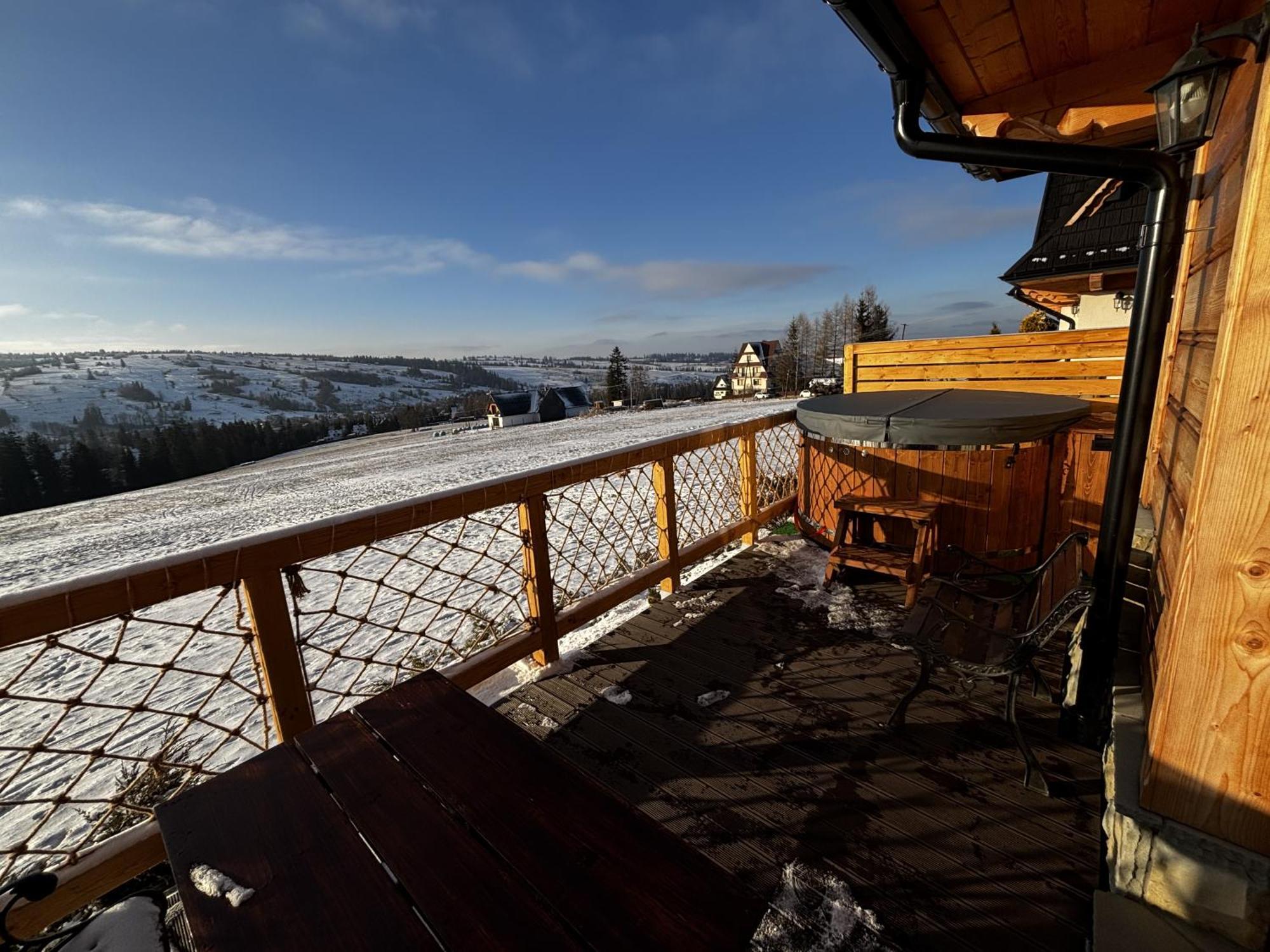 Witowianskie Domki Z Kominkiem, Jacuzzi I Sauna Dzianisz Kültér fotó