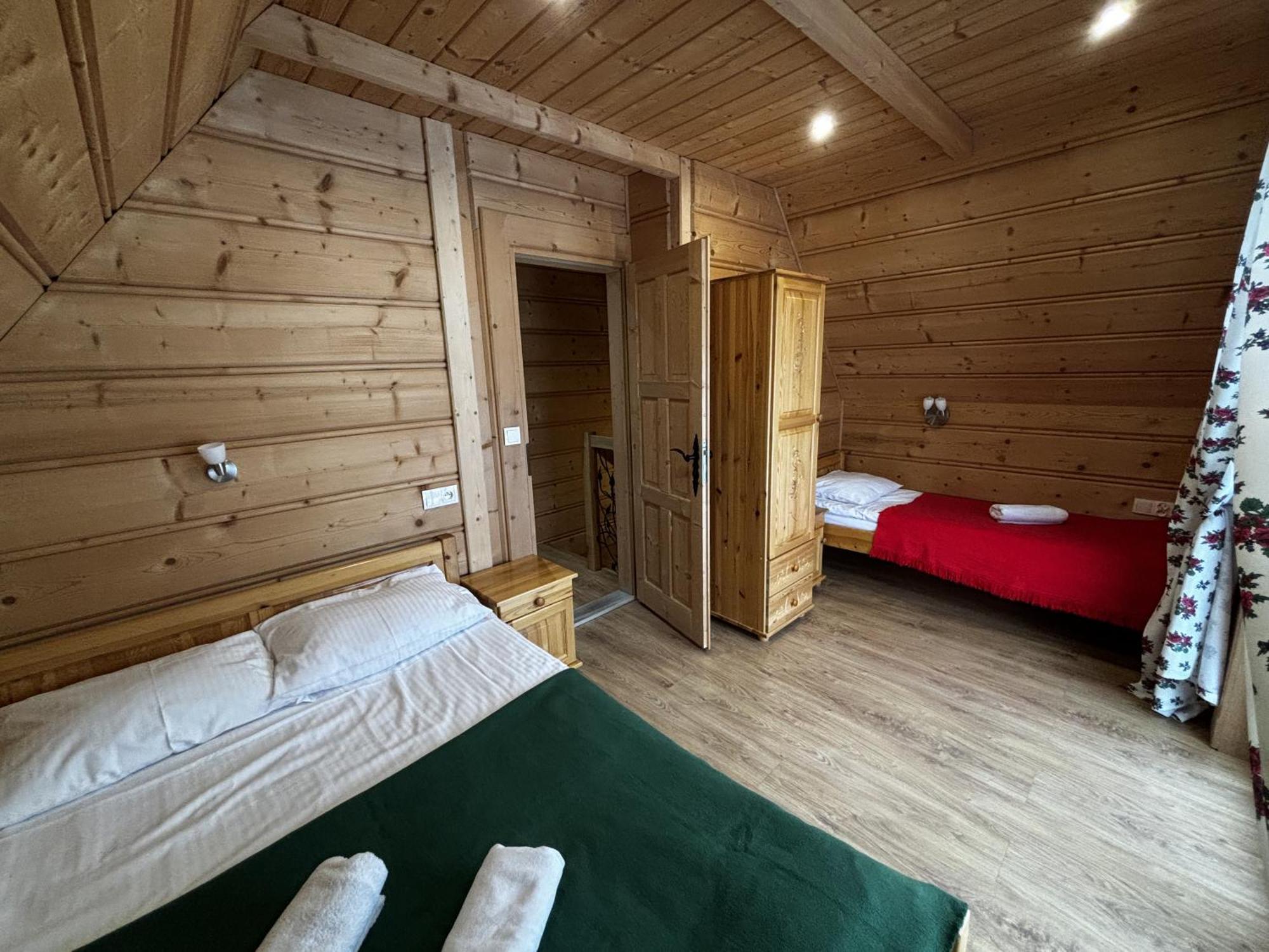 Witowianskie Domki Z Kominkiem, Jacuzzi I Sauna Dzianisz Kültér fotó
